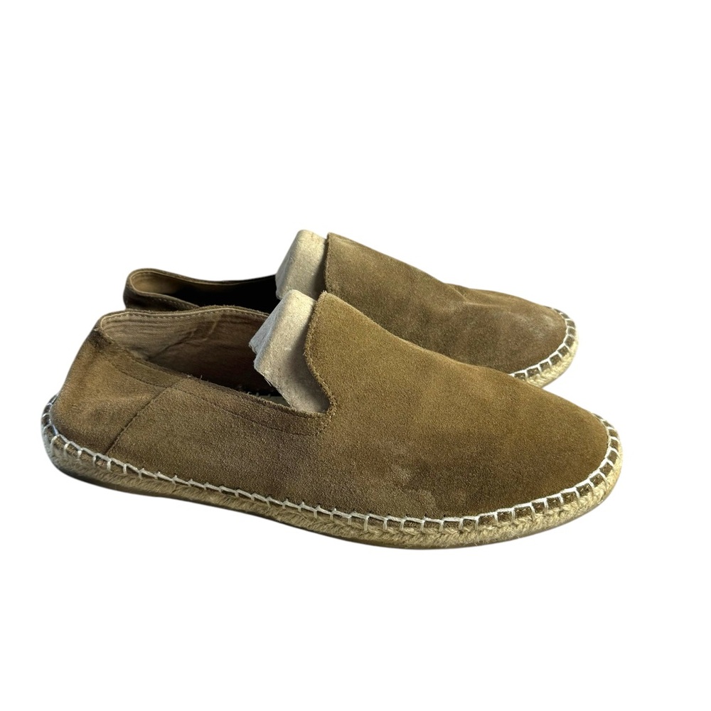 Zara Brown Suede Loafers